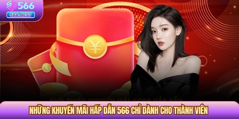 Những khuyến mãi hấp dẫn 566 chỉ dành cho thành viên