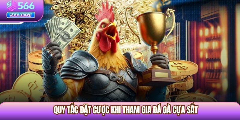 Quy tắc đặt cược khi tham gia đá gà cựa sắt